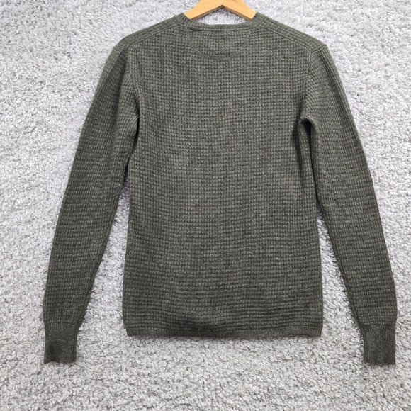 Faherty‎ Sweater Mens Small Green Long Sleeve Crew Neck Wool Cashmere READ - Picture 7 of 12